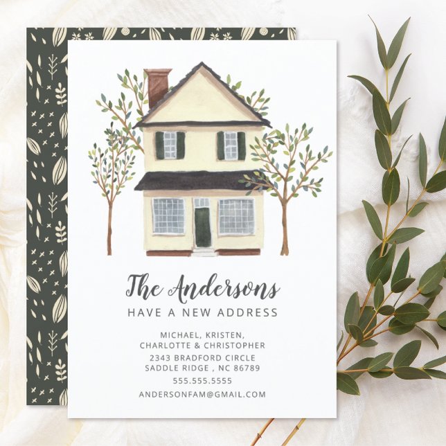 Charming House | Meddelande om Flytta Inbjudningar (Skapare uppladdad)
