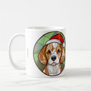 Charming Hund Cheer: Beagle themed jul Kaffemugg