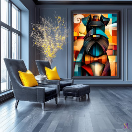 Charming Hund - Kuba gentleman i en Bow Tie Poster