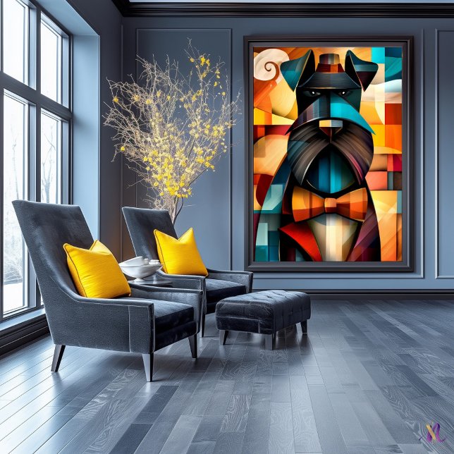 Charming Hund - Kuba gentleman i en Bow Tie Poster (Skapare uppladdad)