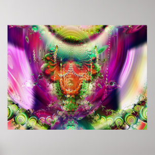 Charming Illusion Print Poster