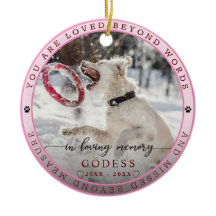 Charming in Loving Memory Pet Photo Monogram