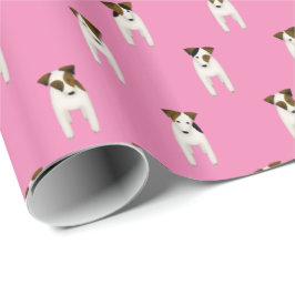 charming Jack Russell Terriers rosa eller ANY färg Presentpapper