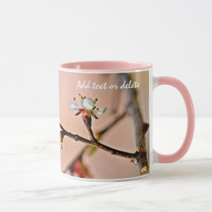 Charming Japanska Apricot-Blommar Mugg