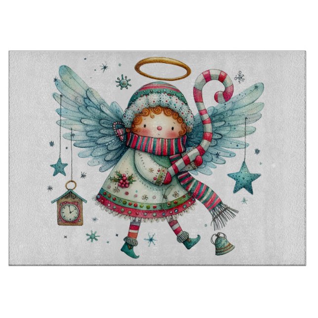Charming jul Angel Modern Folk Art Stil (Framsidan)