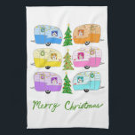 Charming jul Camper Vintage Trailer RV Julafton Kökshandduk<br><div class="desc">Hoppas du gillar helgdag mönster. Lägg till en egen text för att anpassa den om du vill. Sök efter fler matchande artiklar och annat helgdag mönster. Tack för att du shoppade med mig!</div>