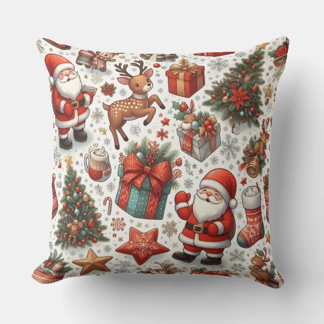 Charming jul Firande Fabric Kudde (Framsida)