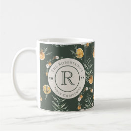 Charming jul: Monogrammed Newlyed Kaffemugg