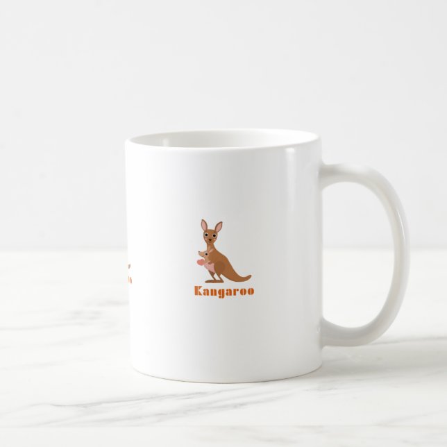 Charming Kangaroo Mugg - Sip i Stil med Austral (Höger)