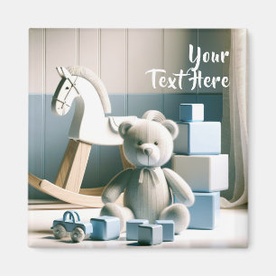 Charming Kids rum med Leksak Magnet