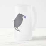 Charming kråka glitter-gåva med båge frostat ölglas<br><div class="desc">Sprid munterhet med den här söta kråkan. Charm the Kråka Gift Shari Pedowitz,  2024,  artistshari.com. Shari Pedowitz konstnärliga imperium LLC. Alla höger reserverade.</div>