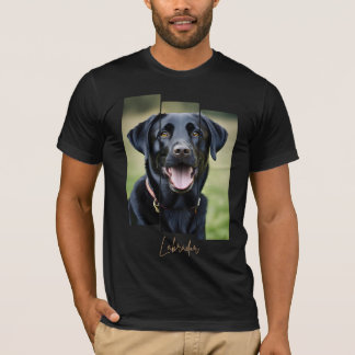 Charming Labrador Retriever Portrait - Triptych Ar T Shirt
