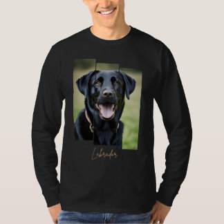 Charming Labrador Retriever Portrait - Triptych Ar T Shirt