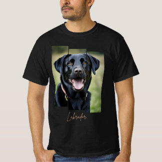 Charming Labrador Retriever Portrait - Triptych Ar T Shirt