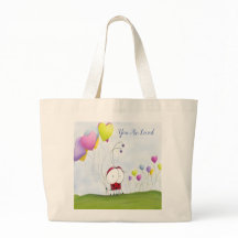 Charming Ladybug med färgstarka hjärtballonger