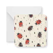 Charming Ladybug Notecards | Naturinspirerad