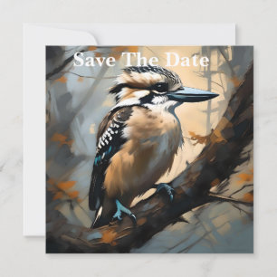 Charming Laughn: Kookaburra in Oil Paint Spara Datumet