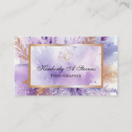Charming Lavender Std, 3,5 x 2,0-tums Affärskort Visitkort