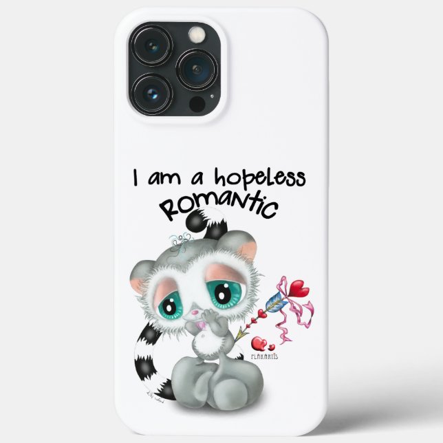 Charming Lemur with Heart Cupid Arrow – Sweet Love (Baksida)