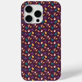 Charming Lila Mushroom Löv Mönster iphone case