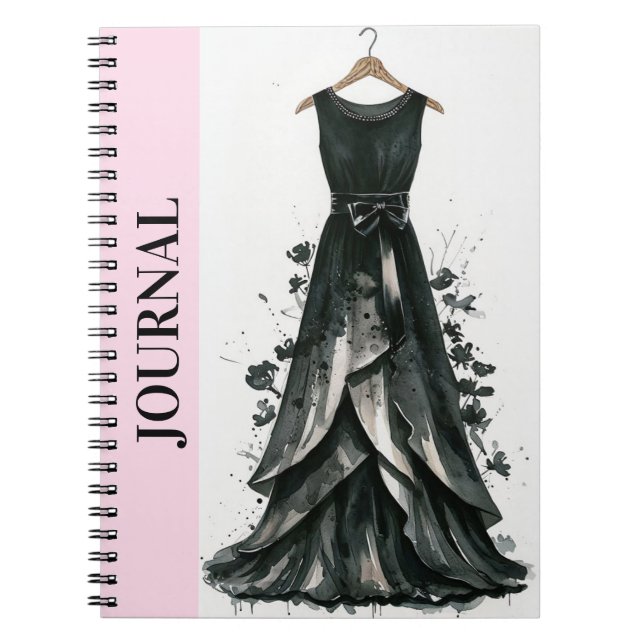 Charming Little Black Dress Memoir (LBD) Anteckningsbok (Framsidan)