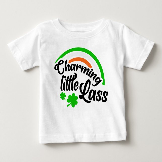 Charming Little Lass Flicka T-shirt (Framsida)