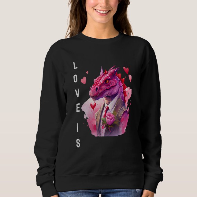 Charming Love is With Heart Animal Valentine's day T Shirt (Framsida)