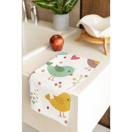 Charming Lovebird Kökshandduk