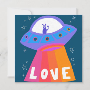 Charming Martian KÄRLEK Valentine-årsdagen