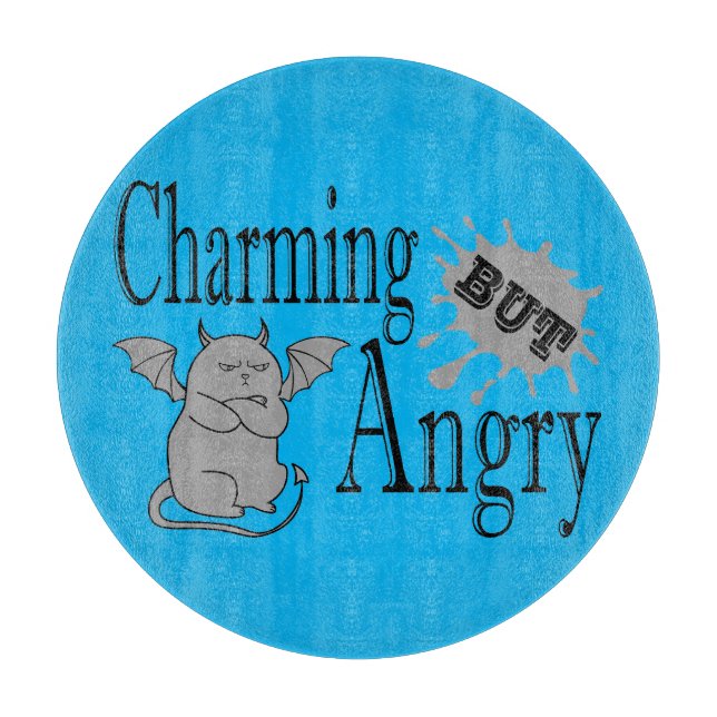 Charming men arg lite djävulen-citat. (Framsidan)