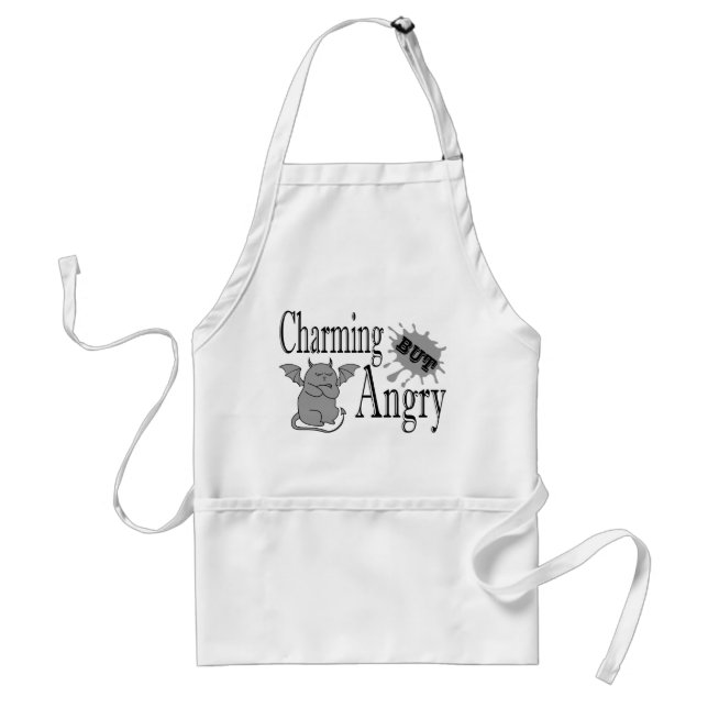 Charming men arg lite djävulen-citat. förkläde (Framsidan)