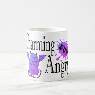 Charming men arg lite djävulen-citat. kaffemugg