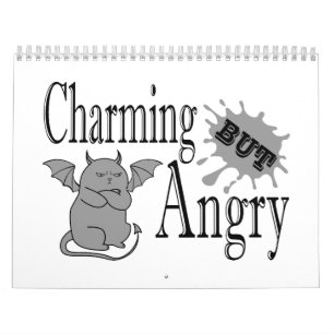 Charming men arg lite djävulen-citat. kalender
