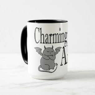 Charming men arg lite djävulen-citat. mugg