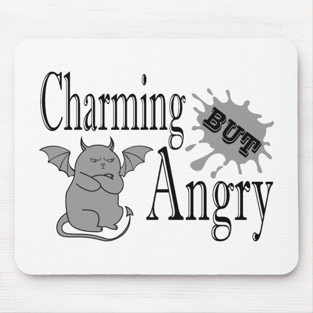 Charming men arg lite djävulen-citat. musmatta (Framsidan)