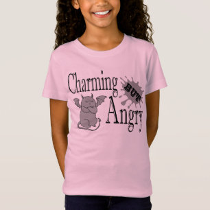 Charming men arg lite djävulen-citat. t shirt