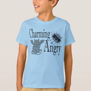 Charming men arg lite djävulen-citat. t shirt