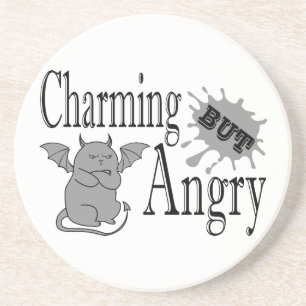 Charming men arg lite djävulen-citat. underlägg