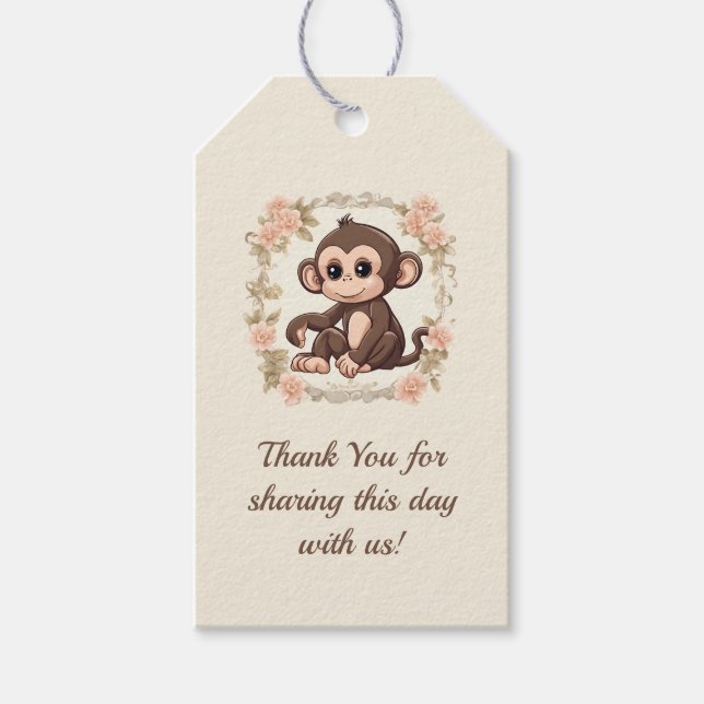 Charming Monkey Presentetikett (Framsidan)