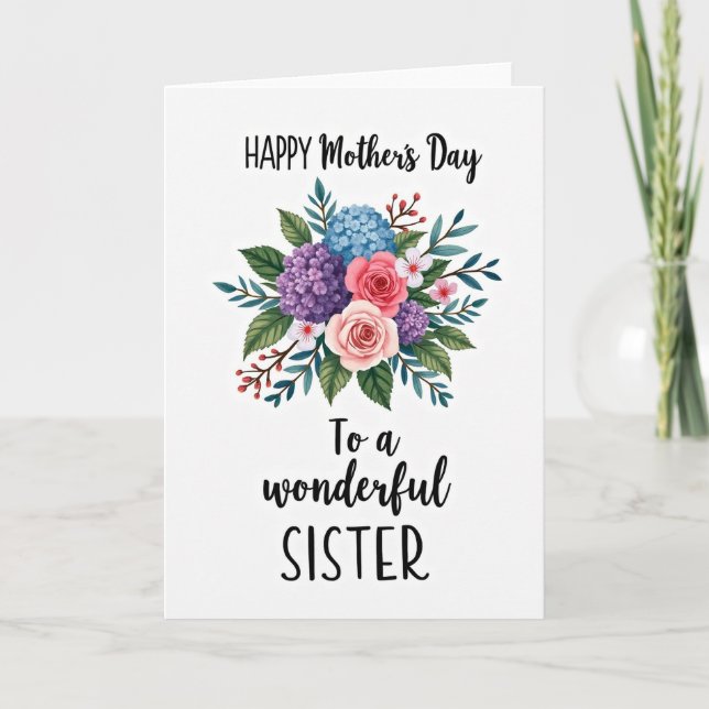 Charming Mothers Day Script Card Kort (Framsida)