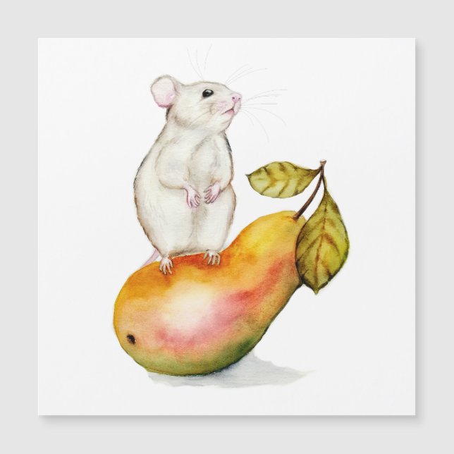 Charming Mouse on a Pear (Framsida)