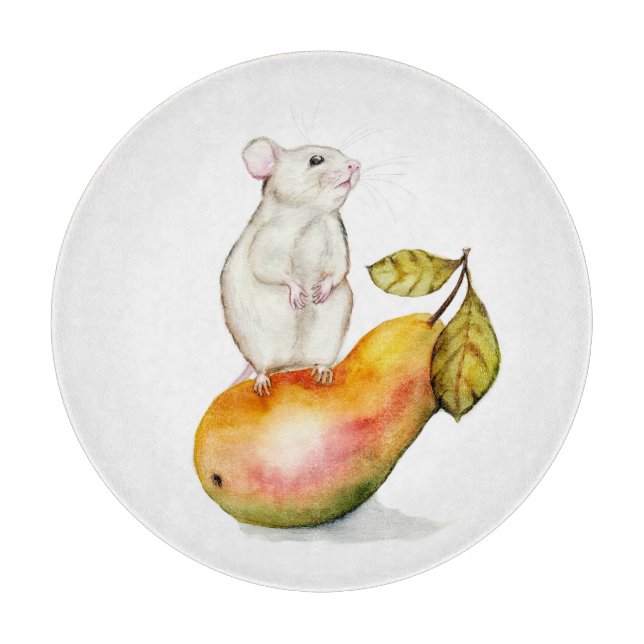Charming Mouse on a Pear (Framsidan)