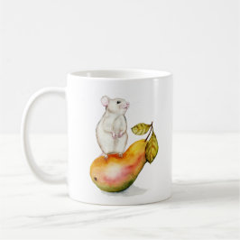 Charming Mouse on a Pear Kaffemugg