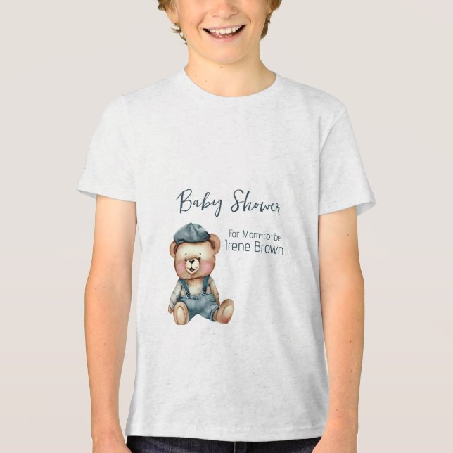 Charming Mysigt Baby Shower T-Shirt (Framsida)