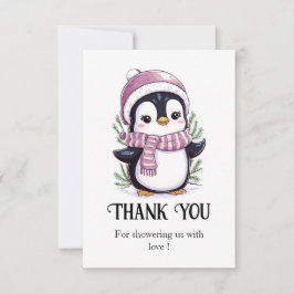 Charming Mystical Penguin Baby Shower Tack Kort