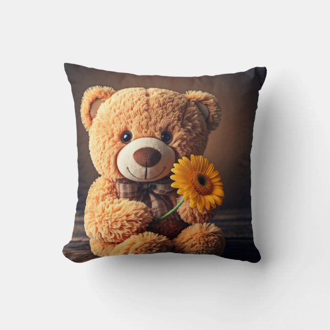 Charming Nalle Printing Pillow Kudde (Framsida)