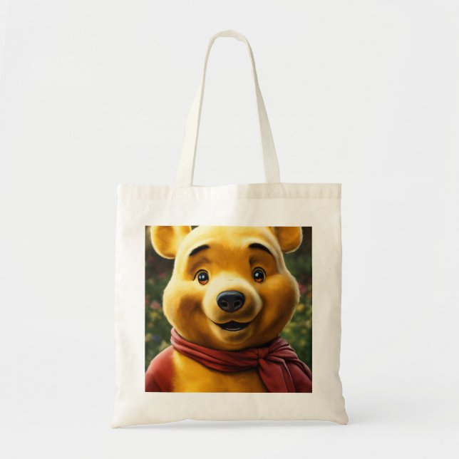 Charming Nalle Tote Bag Tygkasse (Framsidan)