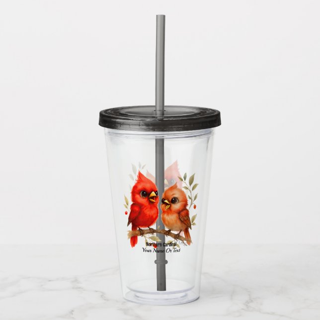 Charming Northern Kardinal Take Away Mugg (Framsida)
