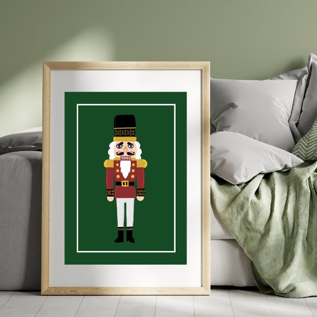 Charming Nutcracker Helgdag Art-utskrift Poster (Skapare uppladdad)