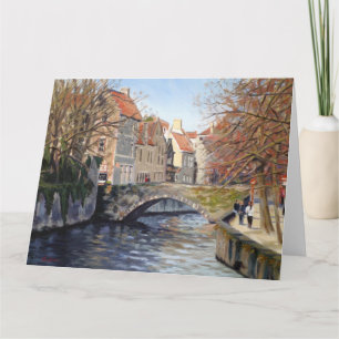 Charming Old Bridge over Canal in Scenia Brges Kort